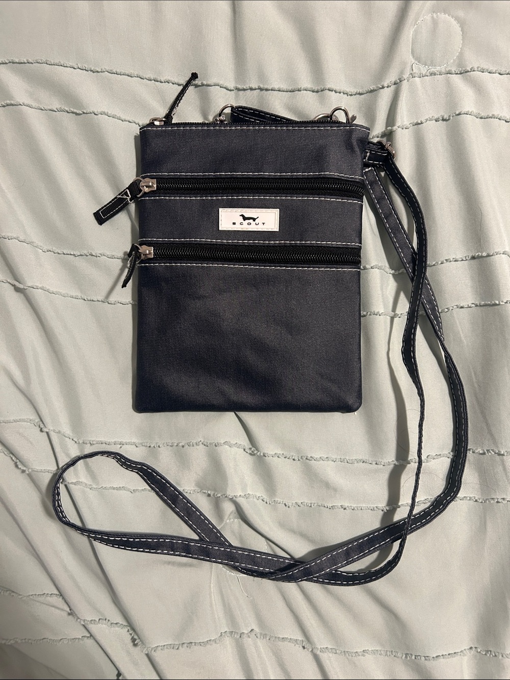Scout Black Crossbody Organizer Pouch